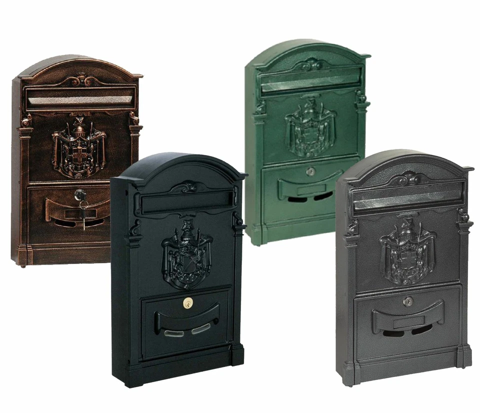 CASSETTA POSTALE ALLUMINIO CASSETTA DELLA POSTA VILLA ITALIA VARI COLORI 21760V - Immagine 1 di 1