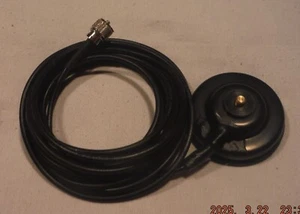 MAGNETIC ANTENNA MOUNT W THREADED STUD HAM CB RADIO - Zdjęcie 1 z 2