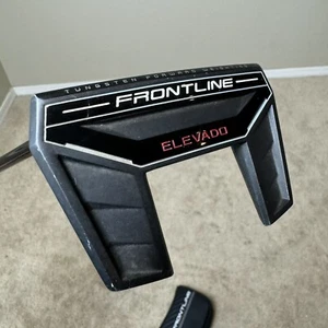 Left Handed Cleveland Frontline Elevado Putter 35” w/ Head Cover - Picture 1 of 14