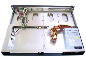 KRI C146 1U, 15" Głębokość, Podwójne otwarte gniazda do mini-ITX, 5 zatok, BEZ ZASILACZA - Zdjęcie 1 z 5