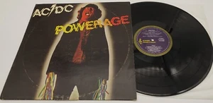 AC/DC Powerage 1978 Australian Alberts 1st Press Blue Label Vinyl LP Record EX- - Foto 1 di 5
