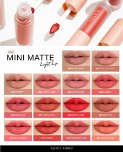 Kathy Amrez Mini Matte Light Lipstick Lightweight Long-Lasting Waterproof - Picture 1 of 10