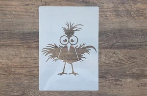 Schablone Vogel Harvey witzig Comic ST-1010722 Vogel  Wandtattoo Malerei - Foto 1 di 5