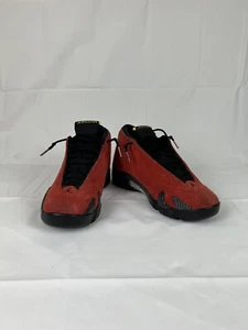 Nike Air Jordan 14 Retro Ferrari Size 9.5 654459-670 Red Black Yellow Silver OG - Picture 1 of 10