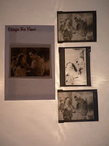 Escape Me Never Movie Errol Flynn (1) Photo (3) Negative Lot - Bild 1 von 2