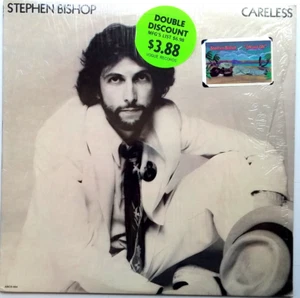 STEPHEN BISHOP – Careless - LP 1976 ABC Records ABCD-954 SHRINK HYPE LYRICS - Imagen 1 de 9