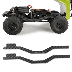 2/4 pezzi guide telaio in fibra di carbonio per 1:24 SCX24 tutti i modelli RC Rock Crawler - Foto 1 di 9