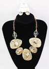 Womens Lemon or Coral Color Necklace & Earring Set Fashion Costume Jewelry jxg1