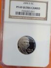 2006-S Proof Jefferson Nickel 5c Coin NGC PF-69 Ultra Cameo 