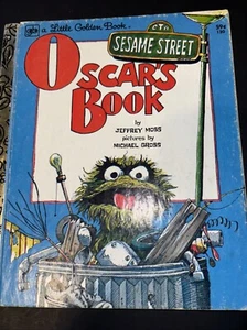 Little Golden Book Oscars Book Sesame Street CTW Vintage 1978 Kids Book Collect - Picture 1 of 5