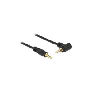 84737 - Kabel Klinke 3,5 mm 4 Pin Stecker zu Stecker gewinkelt 1 m... - Bild 1 von 1