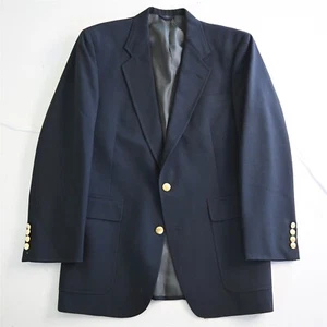 De Colección Austin Reed 40R Azul Marino Lúpulo Botón Dorado Para Hombre Traje Blazer Chaqueta Deportiva - Imagen 1 de 12