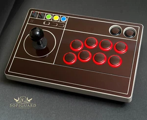 Envoltura de piel pegatina SopiGuard para 8BitDo Arcade Stick panel superior solamente - Imagen 1 de 106