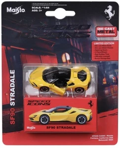 MAISTO FERRARI SF90 STRADALE SPEED ICONS LIMITED EDITION 1:64 - Picture 1 of 2