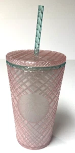 Starbucks Pink Diamond Cold Beverage Tumbler – 16 oz. Limited Edition with Straw - Picture 1 of 9