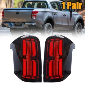 Pair LED Tail Light Brake Light For MITSUBISHI TRITON L200 2015-2018 pickup - Picture 1 of 8