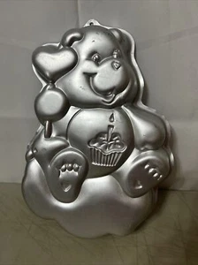 Vtg Wilton Cake Pan Mold CARE BEARS Birthday Bear (1983) # 2105-1793 Boy Or Girl - Picture 1 of 6