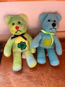 Lot Notre Dame Fighting Irish 2006 - 2008 Women’s Basketball Aqua Plush Teddy Be - Picture 1 of 7