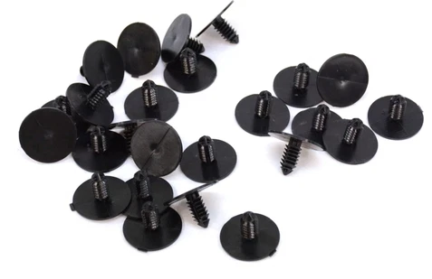 Jeep Hood Insulation Pad Retainer Clips- Fits 1/4" Hole- 1" Dia.- 15 clips- #097 - Image 1 of 1