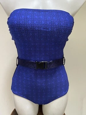 Nuevo sin etiquetas Traje de baño Michael Kors con cinturón de una pieza talla 6 Foto 1 de 4