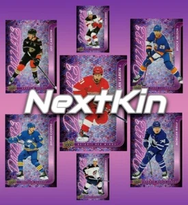2024-25 Upper Deck Series 1, 2 & Extended DAZZLERS PINK U Pick FREE Comb Ship - Bild 1 von 24