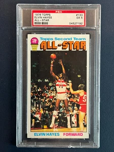 Elvin Hayes All-Star 1976 Topps Basketball #133 Bullets PSA 5 EX 🔥Centered🔥 - Picture 1 of 2