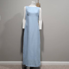 Stephen O'Grady Vintage 50's Pale Blue Formal Wedding Guest Maxi Dress Size 14