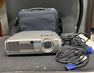 Epson PowerLite 53c/73c Multimedia Projector -tested! Case/manual Included - Image 1 of 4