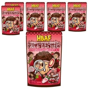 6 X HBAF Galleta y Fresa Crema Almendra 190g de Corea - Imagen 1 de 2