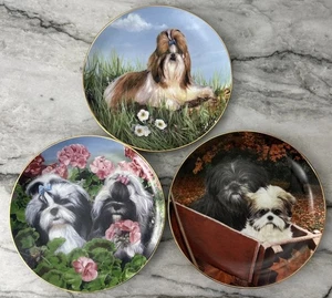 Shih Tzu Sammelteller - 3er Set - Limited Edition Dekoteller - Bild 1 von 8