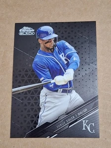 2020 JORGE SOLER TOPPS CHROME BLACK BASEBALL CARD #54 KC ROYALS BRAVES ANGELS - Picture 1 of 2
