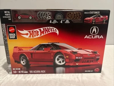 Mattel Brick Shop '90 Acura NSX Hot Wheels Elite Series Raro Foto 1 de 4