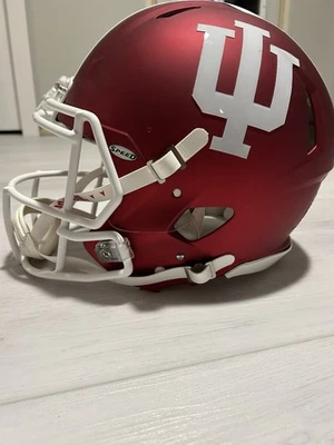 INDIANA HOOSIERS NCAA Riddell Speed Full Size AUTHENTIC Football Helmet - Image 1 of 3