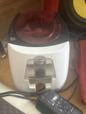 Evolis Badgy200 B22U0000RS 16 MB Color Plastic ID Card Printer - Image 1 of 4