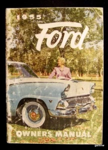 FORD 1955 CAR OWNER'S MANUAL * AUTOMOBILE OPERATOR GUIDE - Picture 1 of 1