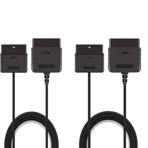 2 PIEZAS Repuesto de cable de extensión de cable controlador de 6 pies/1,8 m para PS2/PS1 - Imagen 1 de 5