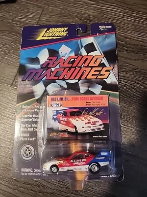 Johnny Lightning  Red Line Oil Racing Machines 1996 Dodge Avenger 1/64 - Image 1 of 2