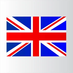 UK United Kingdom Flag LARGE! England Durable! Decal Sticker 18"x12" - Picture 1 of 1
