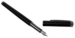 Pluma Estilográfica HUGO BOSS Logo Estera Tinta Laca Negra Regalo Especial atemporal PVP £69 - Imagen 1 de 7