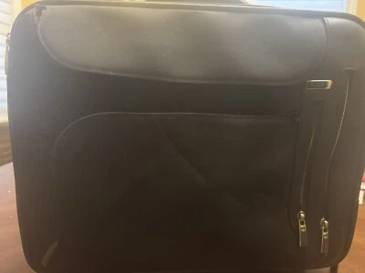 Tumi Alpha 3 10"x17.5"x15.5" 4 Wheeled Laptop Case / Briefcase Black 117158-1041 - Image 1 of 4