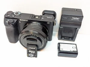 Sony A6500 Mirrorless Camera + 16-50mm Lens Kit - LOW 15k Shutters + 64GB Memory - Picture 1 of 9