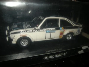 1:18 Minichamps Ford Escort RS 1800 Winners Lombard RAC Rally 1975 en embalaje original - Imagen 1 de 2