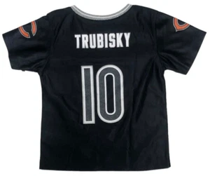 Chicago Bears #10 Mitch Trubisky Youth Girls Jersey Sparkle 12 months - Picture 1 of 2