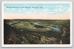Postal de mocasín Chattanooga TN Tennessee curva de Lookout Mountain - Imagen 1 de 2