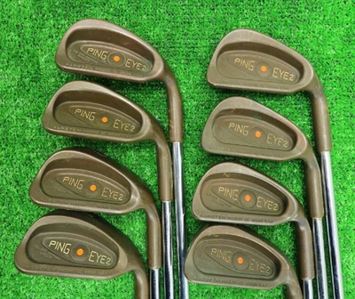 Ping Eye2 Beryllium Copper Orange Dot Iron Set #3-9,W (8Clubs) /Micro TaperShaft - Image 1 of 4