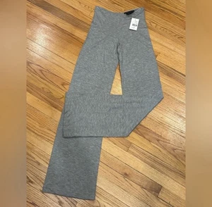Ralph Lauren Black Label high waisted wide leg grey casual pants sz 4 NWT $395 - Picture 1 of 7