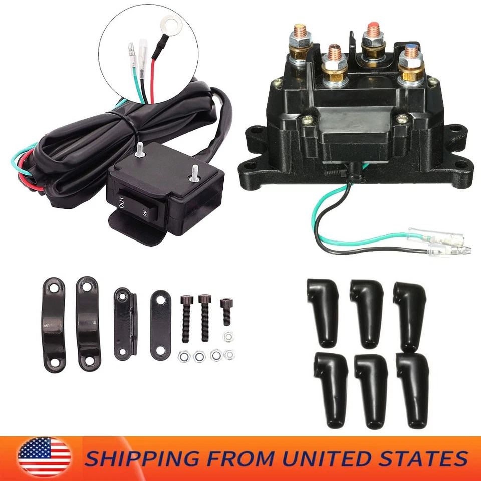 Linha de controle de guidão guincho balancim interruptor guidão controle aviso para ATV/UTV - Imagem 1 de 4