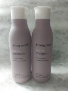 Living Proof Restore Shampoo & Conditioner 236ml/8.0fl.oz. New; (Lot of 2) - Picture 1 of 2