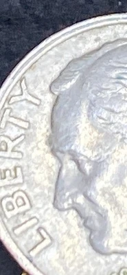 Moneda de diez centavos Roosevelt 1967 como nueva error troquel ajuste encapsulado. Bonita moneda “Mira” Foto 1 de 4