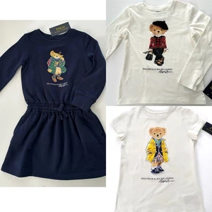 NWT, Girls Polo Ralph Lauren SET of 3. Dress + 2 T-Shirts. Size 5. Eu 110 - Picture 1 of 4